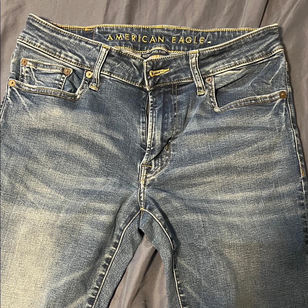 American Eagle Outfitters Men's Denim Slim Straight Jeans